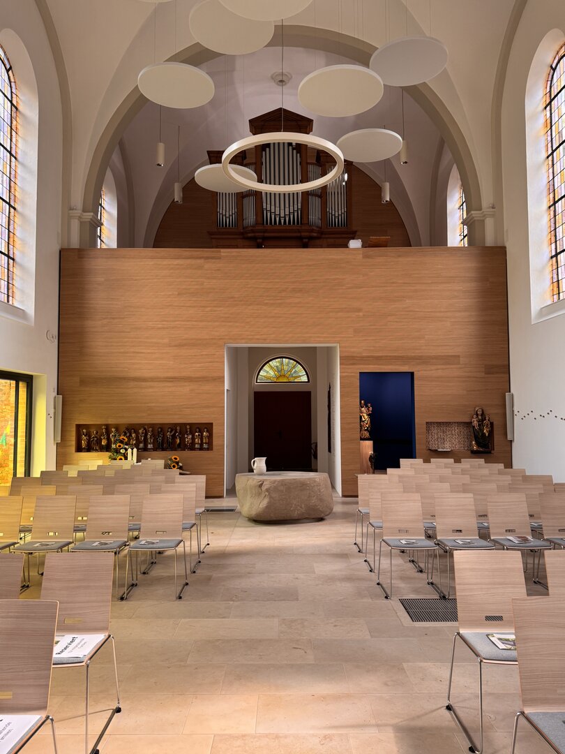 Raumansicht von der Familienkirche auf dem Kerbschen berg