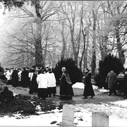 Beerdigung von Pater Karl Löffelholz 1968
