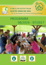 Kursheft des Familienzentrum Kerscher Berg für den Zeitraum 08.2026 bis 07.2027